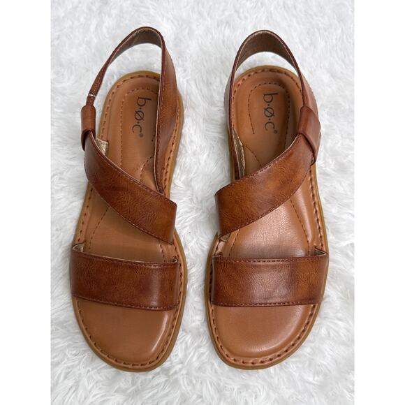 b.o.c. Kacee sandals in a brown or dark tan color summer vacation size 6 - Picture 13 of 15